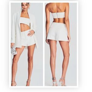 Retrofete Revolve Drew shorts White XL NWT $245
